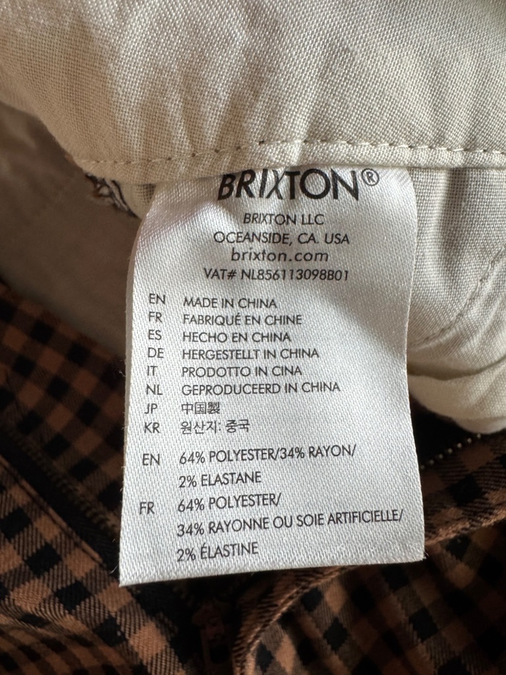 Free People shorts BRIXTON 25 - Picture 3 of 4